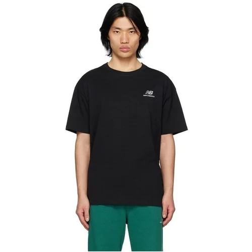 New Balance Majice & Polo majice UNISSENTIALS TEE Črna