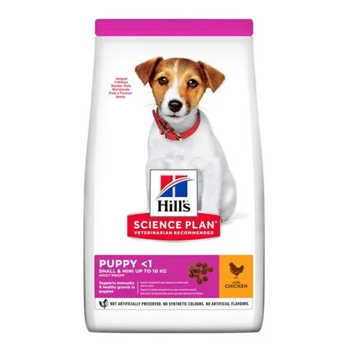 Hills Science Plan Puppy <1 Small & Mini s piščancem - Varčno pakiranje 2 x 6 kg