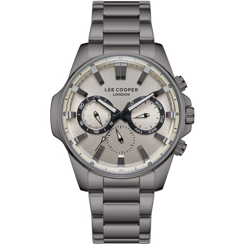 Lee Cooper Muški sat LC08253.060, Sivo kućište, Sivi Cene