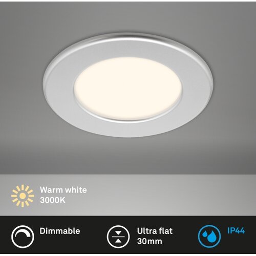 BRILONER 7049014 - LED ugradno svetlo za kupatilo 6W/230V IP44, mat hrom Slike