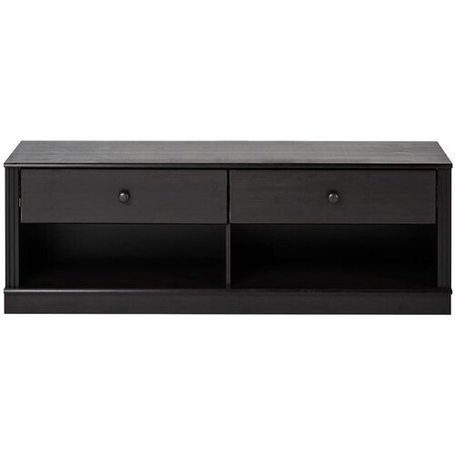 Støraa Tamno smeđa TV komoda od masivnog bora 137x47 cm Anita – Cijene