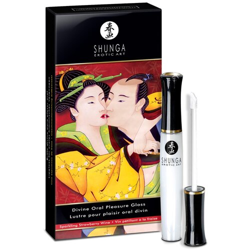 Shunga Sjaj za usne jagoda Oral Pleasure Gloss Slike