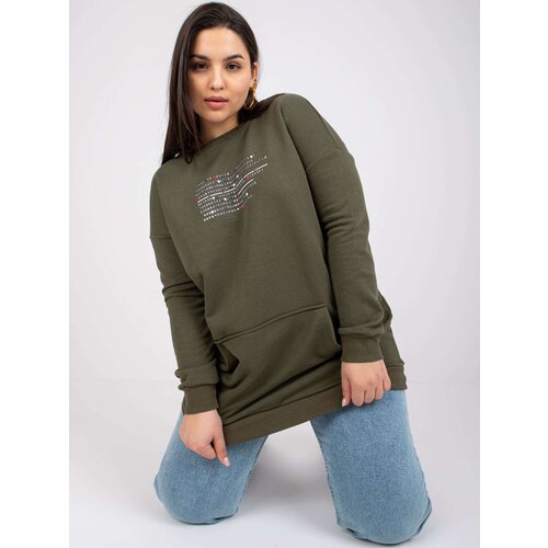 RELEVANCE Sweatshirt-RV-BL-7124.01-khaki Cene