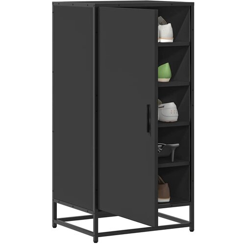 vidaXL Stalak za cipele crni 48x38x97,5 cm izrađeno drvo Cijene