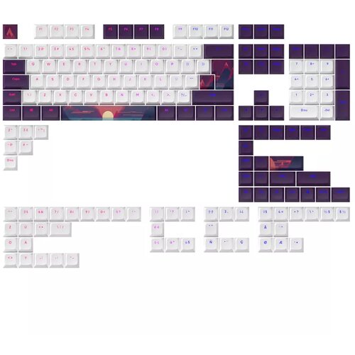 Dark Project - Sunrise Keycaps [ANSI & ISO], (20850136) Cene