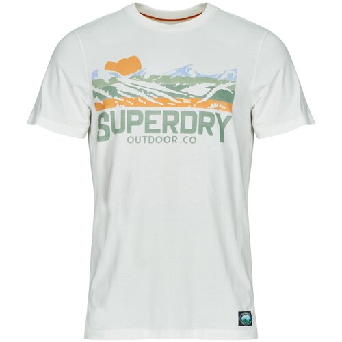 Superdry Outdoors Mountain Rlxd Tee Bijela Slike