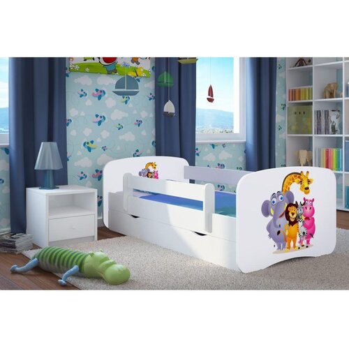  Dječji krevet ZOOLO&Scaron;KI VRT s ladicom - 180x80 cm plavi Cijene
