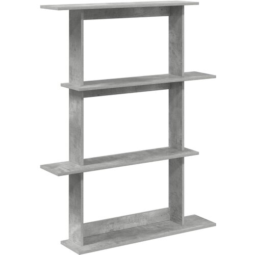  Zidna polica Betonska siva 100 x 20 x 126 cm - Betonska siva 3 odjeljka Cene