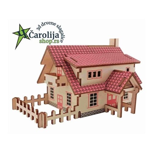  Čarolijashop 3d drvene puzzle - MALI RANČ ( 792) Slike