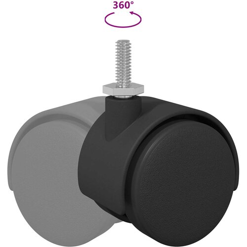  Kaster 2 pcs Crna i srebrna 40,1 x 40,1 x 37,8 mm Željezo i PP Slike
