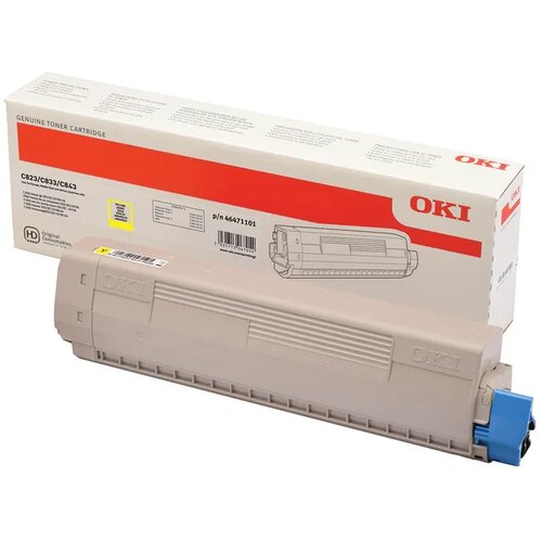 OKI toner 46471101 (C823) (rumena), original Cene