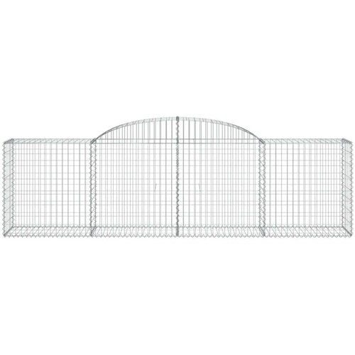  Lučne gabionske ko&scaron;are 12 kom 300x50x80/100cm pocinčano željezo Cijene