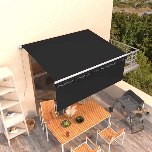 Tenda na ručno uvlačenje s roletom 3,5 x 2,5 m antracit Cijene