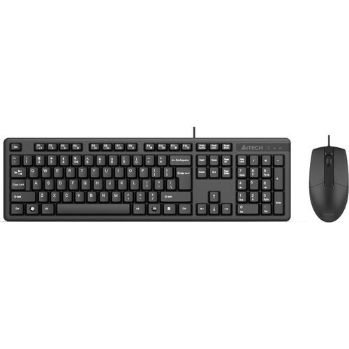  A4-KRS-3330 A4Tech tastatura YU-LAYOUT + mis USB, Grey Slike