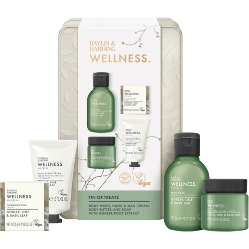 Baylis &amp;amp; Harding Wellness. Energise darilni set za telo Ginger, Lime &amp;amp; Basil Leaf Slike