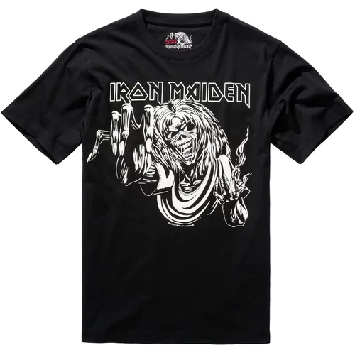 Brandit Iron Maiden Tee Shirt Design 3 ( glow in the dark pigment) black