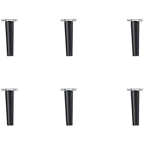Hammel Furniture Crne noge od bukovog drveta u setu od 6 kom Mistral - Slike