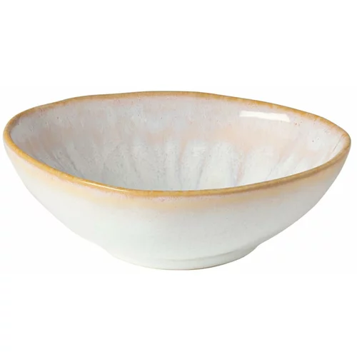 Costa Nova bijela zdjela od kamenine s bež rubom Brisa, ⌀ 10 cm