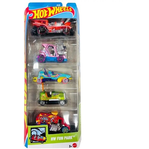 Mattel Hot Wheels: Zabavni park komplet 5 avtomobilčkov 1/64 – Cene