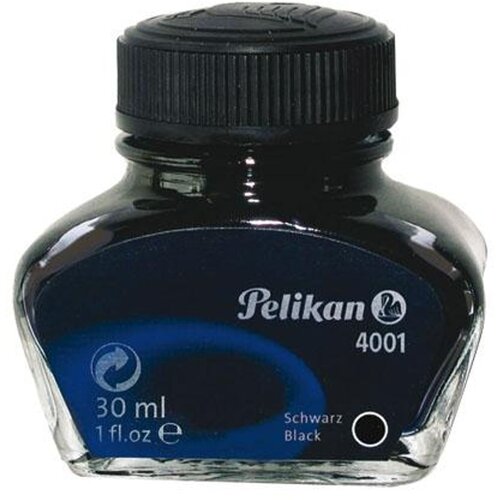 Pelikan ČRNILO 4001, 30 ML BRILLIANTNO ČRN 301051 Cene