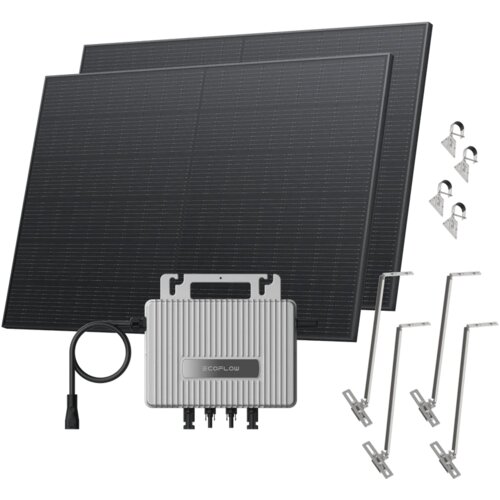 ECOFLOW Stream - Solarna Elektrana za Vrt / Dvorište - Podesivo - Mikroinverter + 2x450W Solarni Paneli Cijene