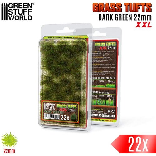 Green Stuff World Grass Tufts XXL 22mm Dark Green | Buseni trave XXL 22mm tamno zeleni Cene