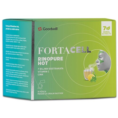 Goodwill Fortacell rinopure hot 15kesica x 10g Cene