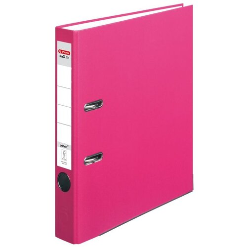 Herlitz Registrator maX.file protect A4, 5 cm, rozi Cene