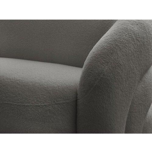 Bobochic Paris Siva sofa od boucl&amp;eacute; tkanine 193 cm Elina &amp;ndash; Slike