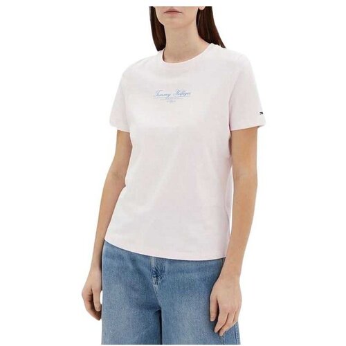 Tommy Hilfiger svetloroze ženska majica THWW0WW45428-TOG Cene