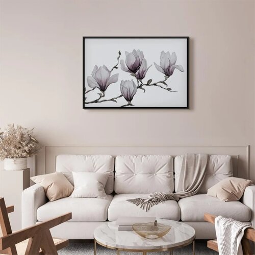  Slika - Painted Magnolias (1 Part) Wide 60x40 Slike