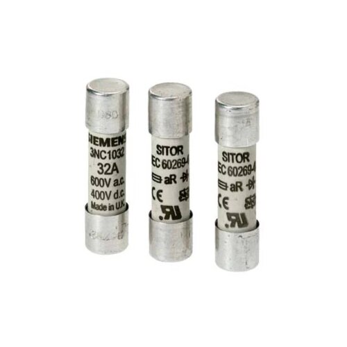 Siemens SITOR cilindrični osigurač, 22x58 mm, 63 A, aR, Un AC: 690 V, Un DC: ... 3NC2263 cilindarski uložak osigurača 63 A 690 V 5 St. Cijene