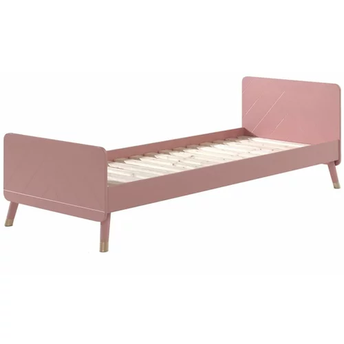 Vipack ružičasti dječji krevetić od borovine Billy, 90 x 200 cm