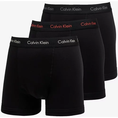 Calvin Klein Bokserice siva / narančasta / crna / bijela