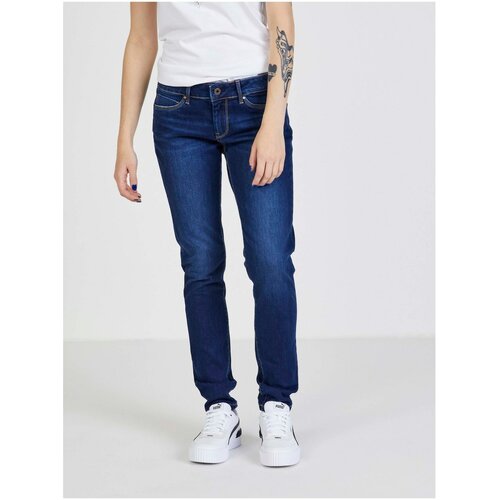 Pepe Jeans Dark Blue Women's Straight Fit Jeans Jeans Soho - Women Slike