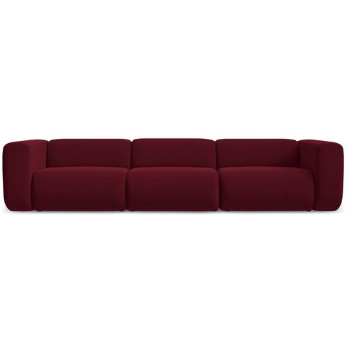 Makamii Bordo rdeča žametna sedežna garnitura 319 cm Ekahi – Cene