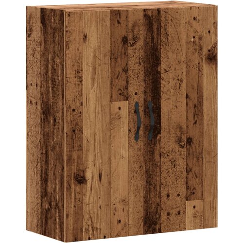 Maison Chic Stenska omarica - Zidna omarica starinski les 69,5x34x90 cm inženirski les iu618, (22063171) Slike