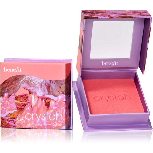 Benefit Crystah WANDERful World puder- rumenilo nijansa Strawberry pink 6 g Slike
