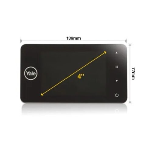 Yale snemajoče digitalno kukalo memory plus 4500 &oslash; 14 mm srebrna Cene