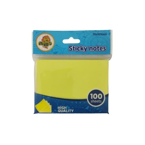  SAMOLEPLJIVI STIKER 100/1 MILLA NEON ZUTI 76*101mm Cene