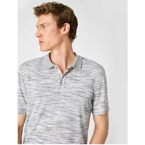 Koton Polo T-shirt - Gray - Regular fit