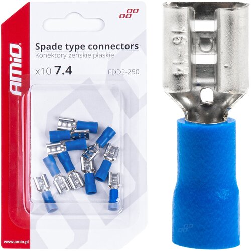 Amio Završna ravna stopica 7.4mm plava SET 10/1 Cene