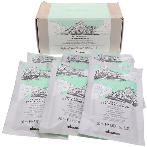 Davines S.p.A. , Italija. Davines Naturaltech Detoxifying Mud glina 6x50ml Cene