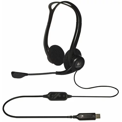 Logitech Slušalke z mikrofonom PC960 USB