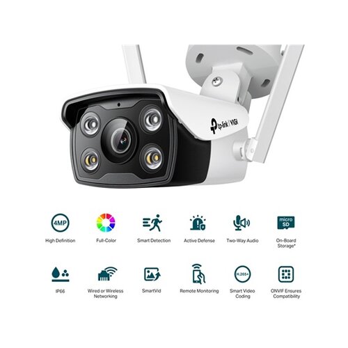 Tp-link VIGI C340-W 4mm dnevna/nočna 4MP WIFI QHD bela zunanja nadzorna kamera Cene