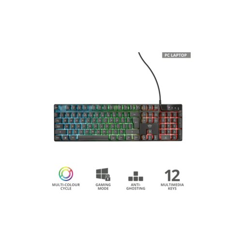 Trust GXT 835 gaming tastatura Azor Illuminated Slike