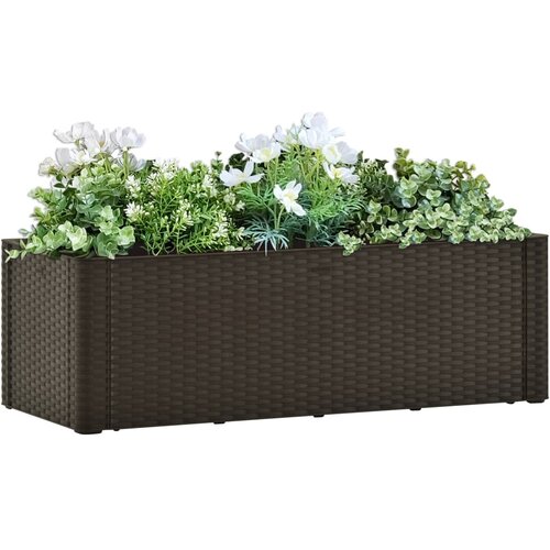 Furnova Visoka greda z zalivalnim sistemom mocha 100x43x33 cm, (21920202) Cene