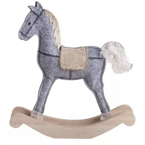 Dekor konjiček, les - 21 x 5 cm - različne Cene