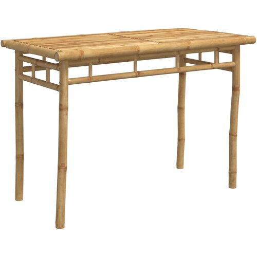  Vrtni blagovaonski stol 110 x 55 x 75 cm od bambusa Slike