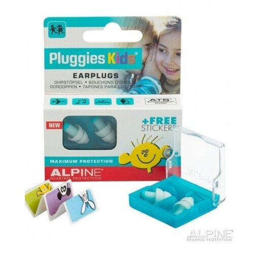  Čepki Za Ušesa - Za Otroke - Pluggies Kids Earplugs Alpine - Par Cene